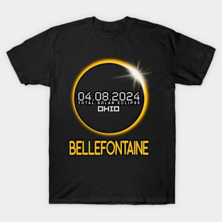 BELLEFONTAINE Ohio Total Solar Eclipse April 8 2024 Ohio T-Shirt